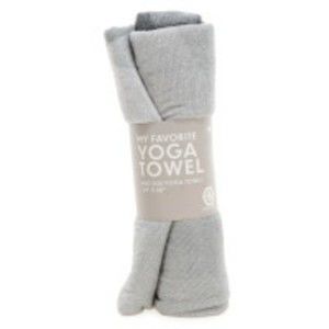 Series 8 Fitness 24" x 68" Mat-Size Grey Yoga Towel